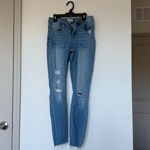 Vigoss Ace High Rise Skinny Distressed Denim Jean